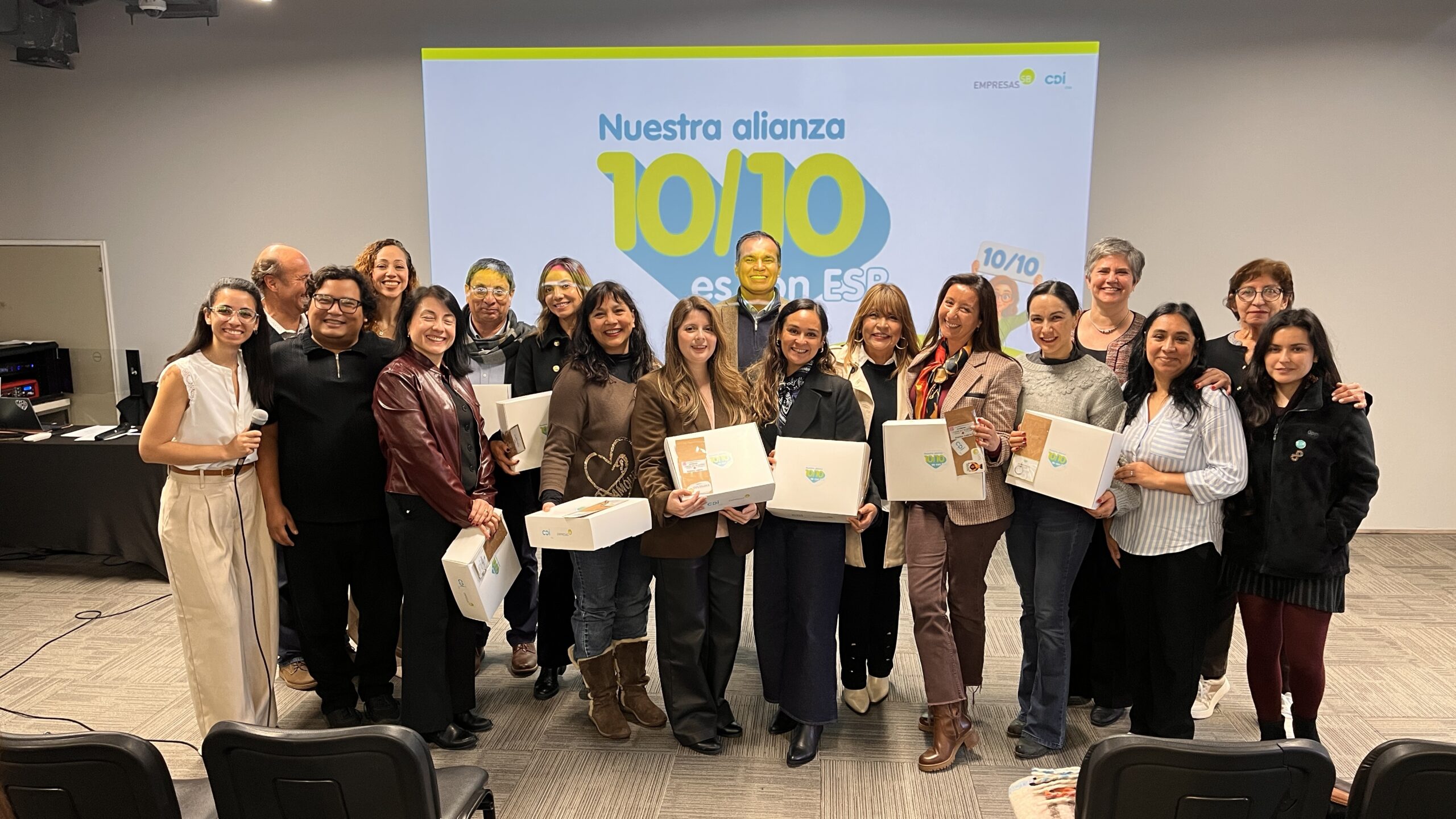 Empresas SB y CDI Chile celebran 10 años de alianza por la inclusión, la capacitación y la empleabilidad